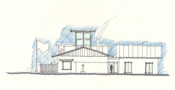 Early conceptual sketches.