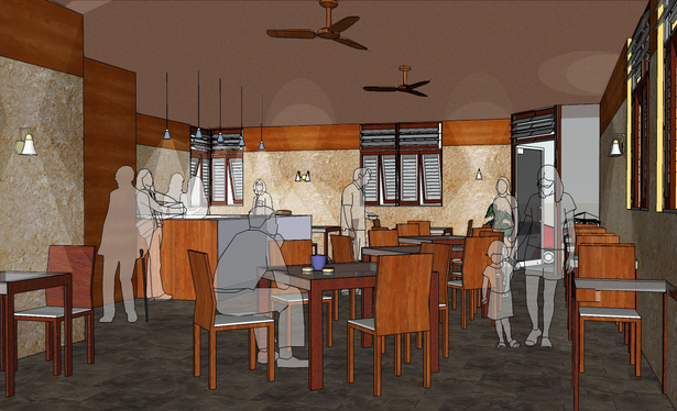 Corner Cafe (Interior)