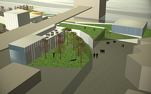 Render - South View