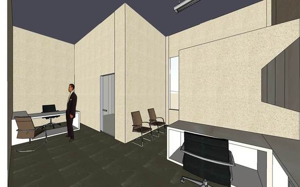 An office in the labwork section
