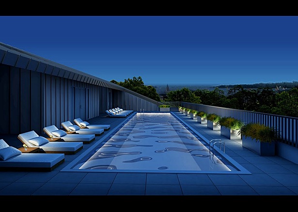 Rendering of pool