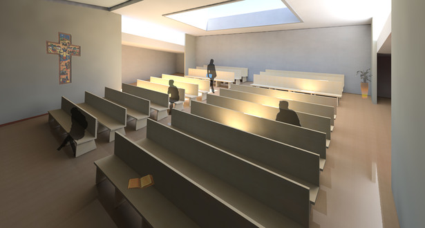 Microstation and Photoshop work of main chapel space