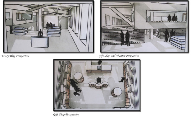Hand Rendered Perspective Drawings
