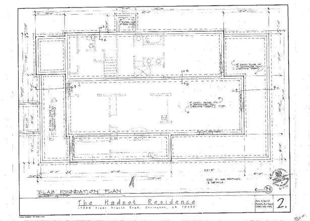 Slab Foundation Plan