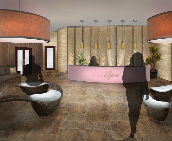 Pure Spa Entry Perspective.