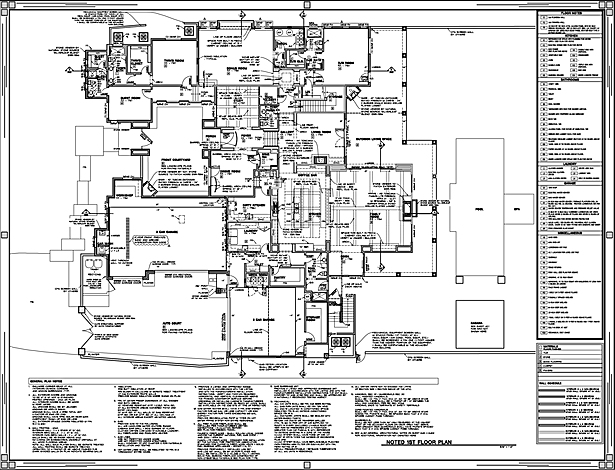 Construction Document Floor Plan