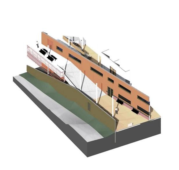 Sectional perspective rendering B