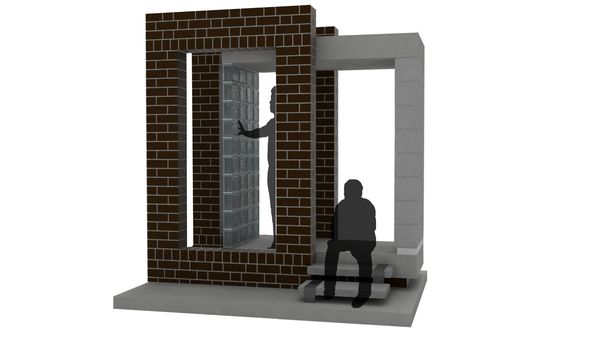 Design to be Built Masonry Build Mock-up (Designed and built 2008)