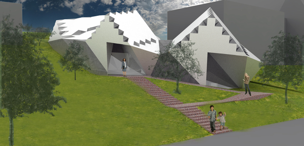 Exterior Render from Street