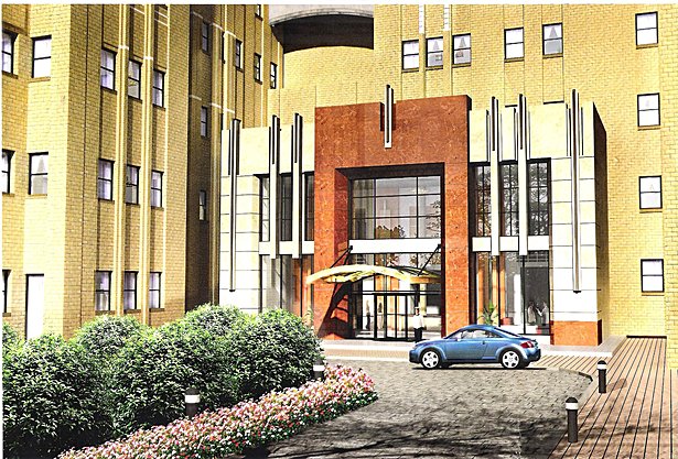 Main Entrance for Building B of The Beacon Luxury Residential Condominium