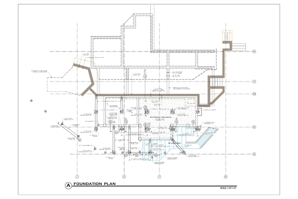 Foundation plan. 