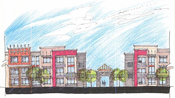 Early conceptual sketches.