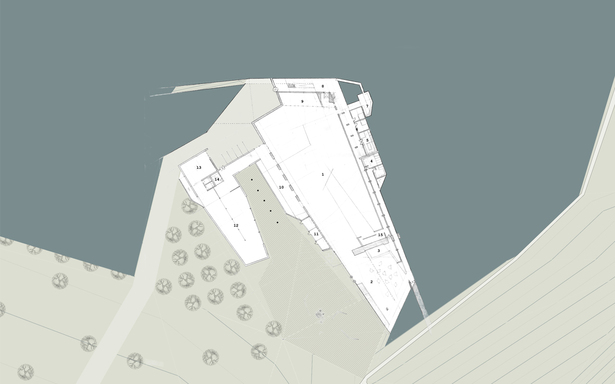 Horticultural hall lower ground floor plan