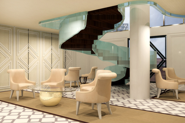 View-1st Floor Lobby, looking North-East