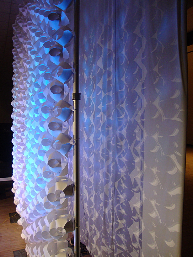Lighting effects between panels