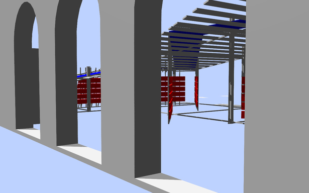 3D view of the model