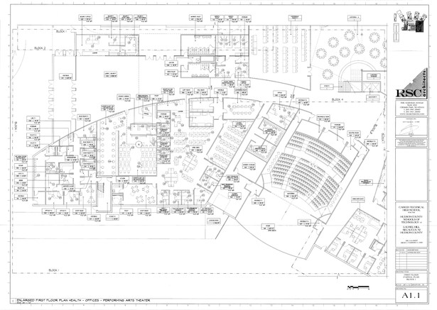 First Floor Plan - Partial Plan, Block 1