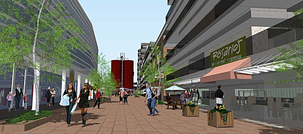 Central Transportation Plaza | Sketch Up, Photoshop