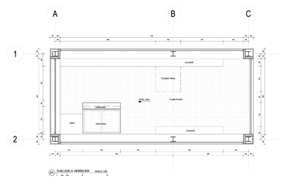 Floor plan, viewing box