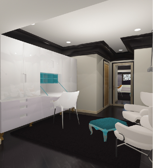 Guest Suite Rendering: Hannah Moore 