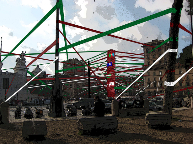 Piazza Venezia Celebration Rendering