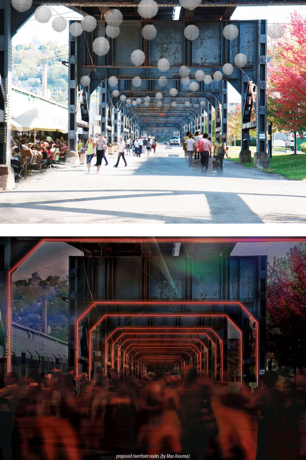 proposed riverfront node for ZONE 1 (by MAX AROCENA)
