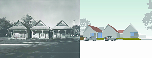 North elevation (historical precedent for comparison)