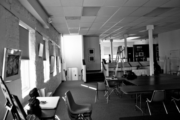 Carriage Factory Gallery. Original Second Floor Gallery Space.
