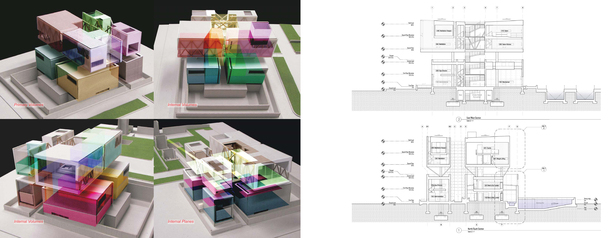 Spatial Studies and Building Section Construction Document