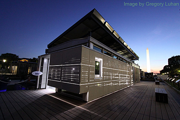 Northeast Corner, Perforated Rainscreen (image by Gregory Luhan)