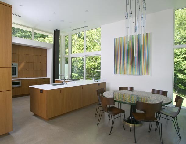 dining room and kitchen