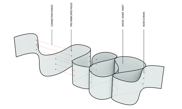 Drawing of construction technique