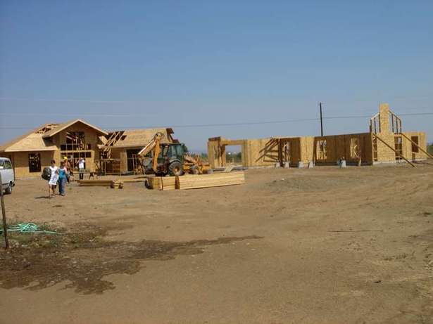 Houses underconstruction