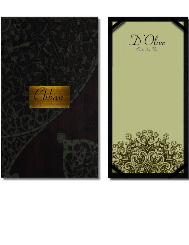 Custom Menu and Wine List Design