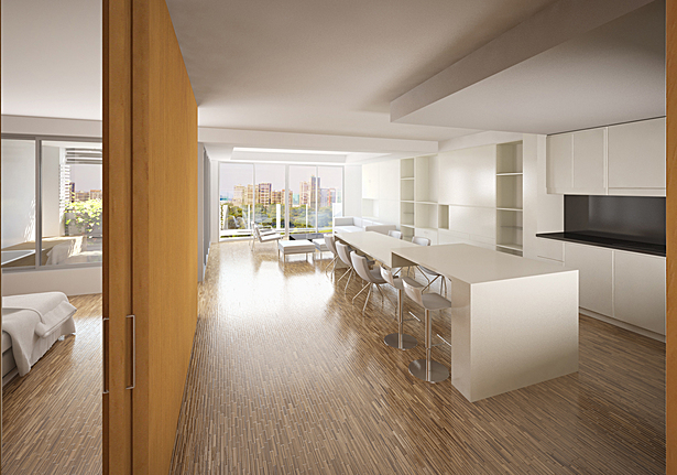 Living room-kitchen