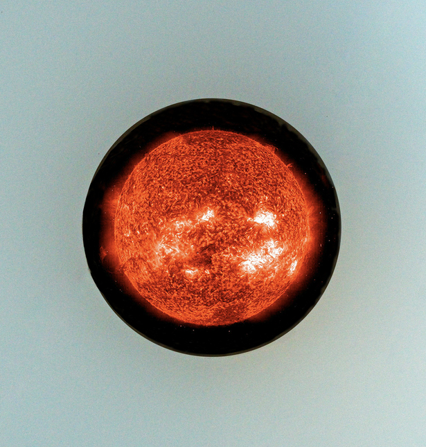 Detail of the LED display screen
