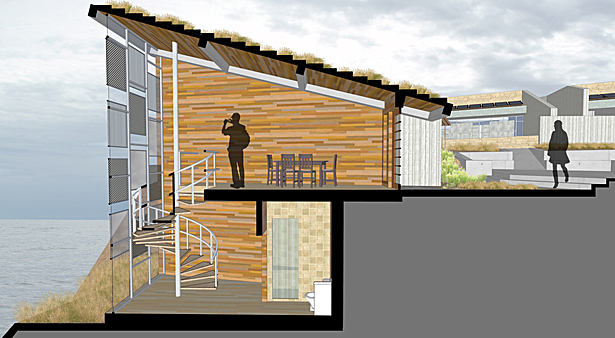 section of typical unit