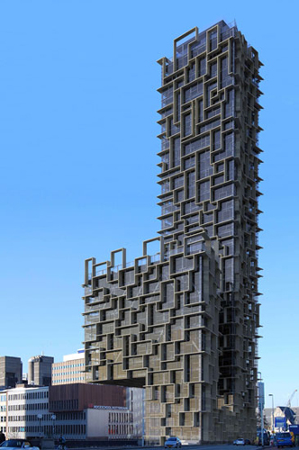 View of Tower from across canal