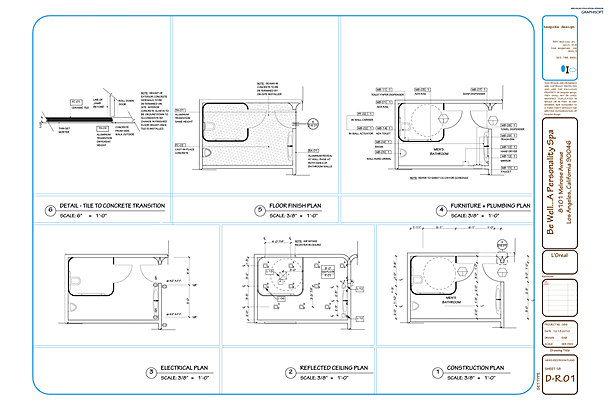 D-R.01 Men's Restroom Plans