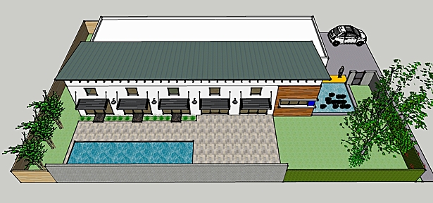 Pool - Patio area