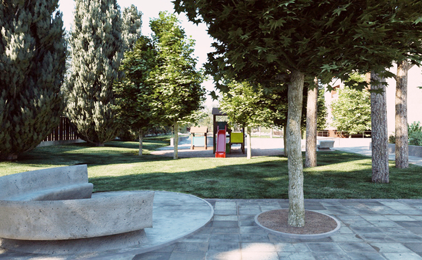 Private garden