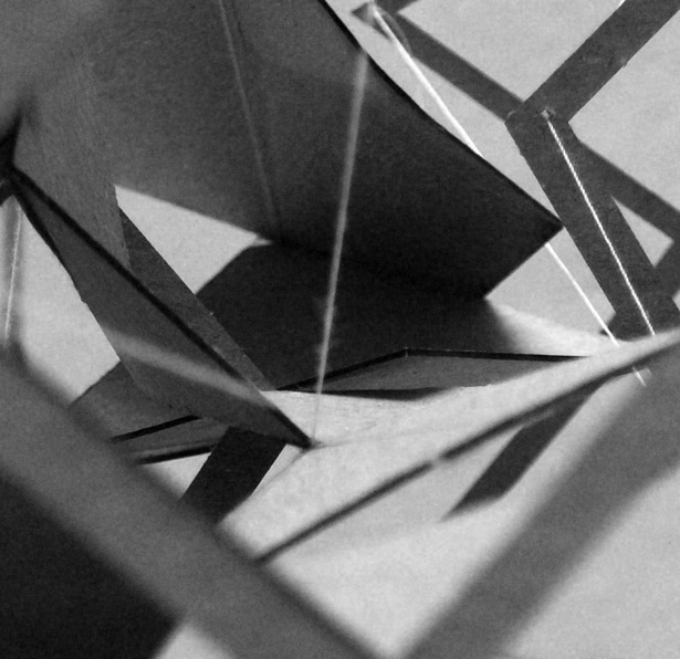 Study Model- Folding Tensegrity-Space & Circulation