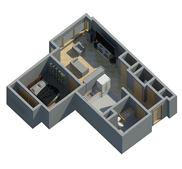 1 bedroom