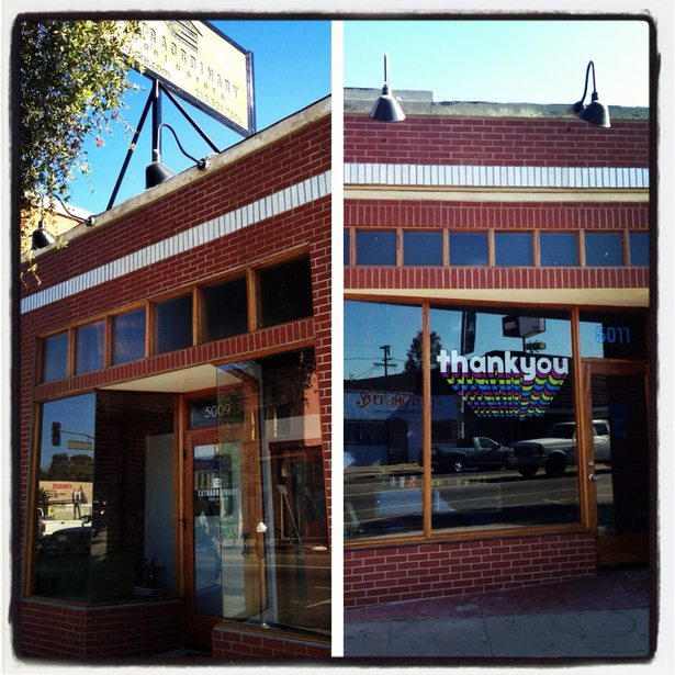 York Blvd. Storefront remodel, final photos