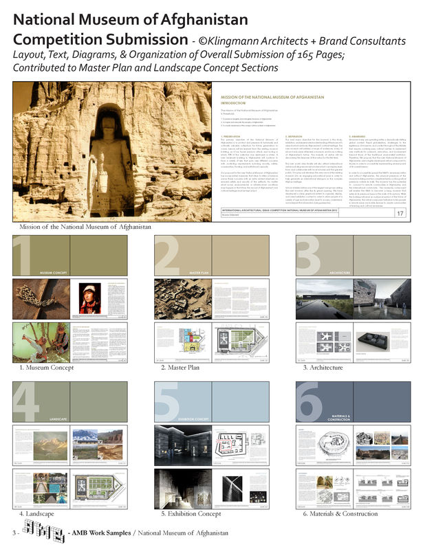 International Design Competition Submission - National Museum of Afghanistan