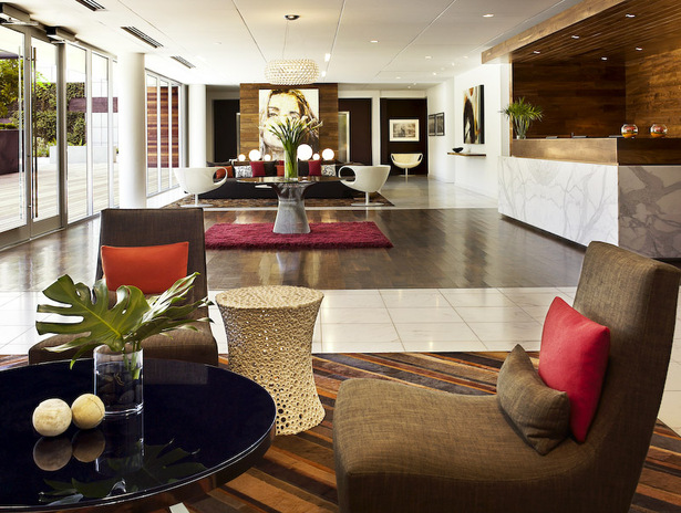 Reception lobby.