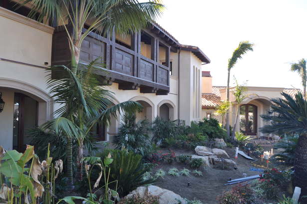 Courtyard of Main House - Completed Project
