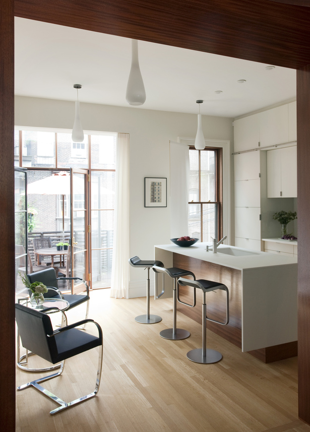 View to Kitchen and Deck 