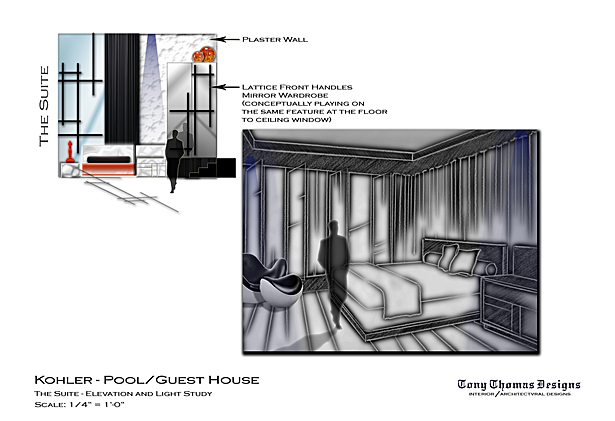 KOHLER GUEST/POOL HOUSE - THE SUITE