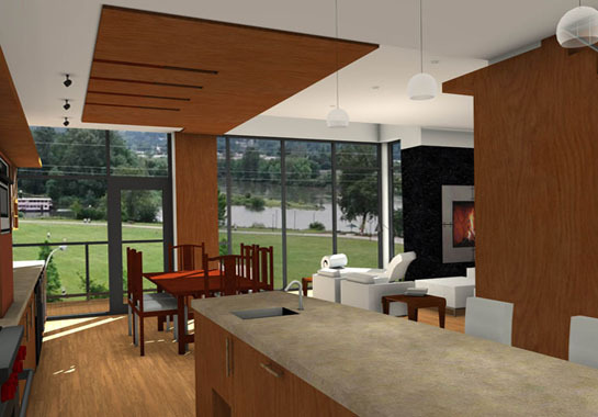 rendering of kitchen